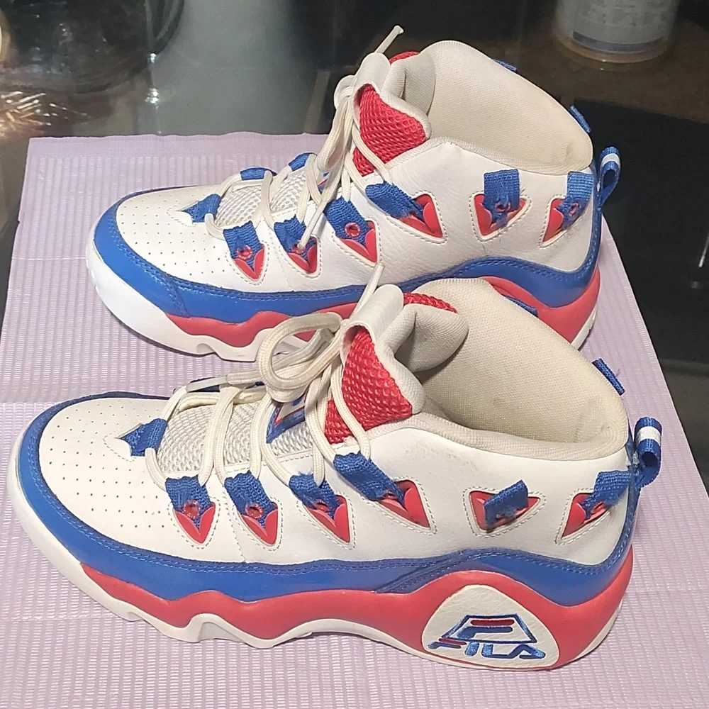 Fila Kids Red, White, and Blue Sneakers